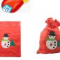 50X70cm Christmas Santa Claus Bag Gift Sack Drawstring Reusable Xmas Decor Hot