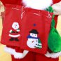 50X70cm Christmas Santa Claus Bag Gift Sack Drawstring Reusable Xmas Decor Hot