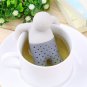 Funny Silicone Mr.Tea Infuser Loose Leaf Strainer Herbal Spice Filter Diffuser