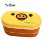 New Kids Students Cute Owl Picture Outside Bento Microwave Oven Lunch Box Pink