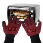 Non-slip Microwave Mitt Insulated BBQ Oven Heat Resistant Glove Oven Pot Holder