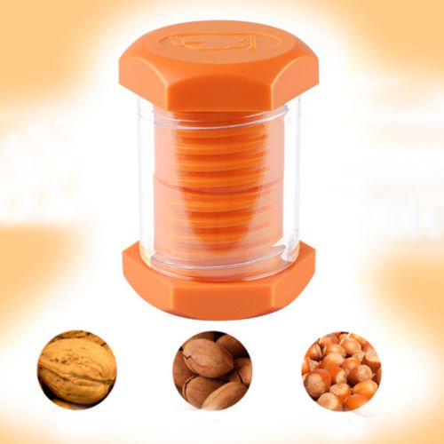 Strong Easy Spring Metal Nut Cracker Broken Sheller Walnut Pecan Cap Tool New
