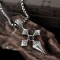 4mm Unisex Stainless Steel Chain Necklace Pendant Bib Link Jewelry Cross Crown