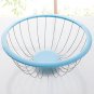 Stainless steel Foldable Storage Basket Fruit Vegetables Hamper Kitchen HomeShop
