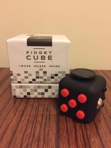 2017 Stress Relief Focus 6-side Fidget Cube Dice Adults Kids Camo Green w/ Box