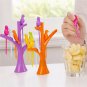 New Food Pick Fruit Dessert Cake Decoration Tree Bird Forks Kitchen Gadget Tool