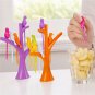 New Food Pick Fruit Dessert Cake Decoration Tree Bird Forks Kitchen Gadget Tool