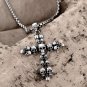 Dragon 24" Mens Stainless Steel 4MM Necklace Pendant Chain Link Jewelry Charm