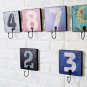 2pcs Self Adhesive Kitchen Wall Door Stainless Steel Stick Holder Hook Hangers