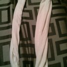 White Handmade T-Shirt Infinity Scarf