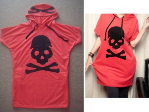 Skull blouse