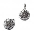 14mm Bali Beehive Design 925 Sterling Silver Harmony Ball Pendant (PT 34043-S)