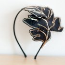 Elegant Sparkling Leaf Headband
