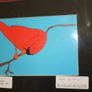 "Red Cardinal" 5x7 Matted Print