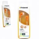 Polaroid ORANGE Lightweight Stereo In-Ear Earbud Headphones