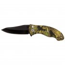 MAXAM CAMO ASSISTED OPENING BUTTON LOCK KNIFE
