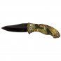 MAXAM CAMO ASSISTED OPENING BUTTON LOCK KNIFE