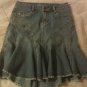 Refuge Ruffled Jean Skirt-Girls