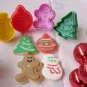 Cookie Cutter Stamp Mold 4pcs Christmas Series Pie Crust Cutter Set