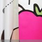 STRAWBERRY CUPCAKE DESIGN Waterproof Shower Curtain Set 180 x 200 cm CAKE Design