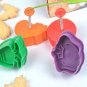 Cookie Cutter Stamp Mold 4pcs VEGETABLE Series Pie Crust Cutter Set