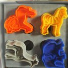 Cookie Cutter Stamp Mold 4pcs AFRICA ANIMAL SAFARI Series Pie Crust Cutter Set Cookie Cutter Stamp Mold 4pcs AFRICA ANIMAL SAFARI Series Pie Crust Cutter Set