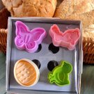 Cookie Cutter Stamp Mold 4pcs ADORABLE EASTER Series DIFFERENT SHAPE Pie Crust Cutter Set Cookie Cutter Stamp Mold 4pcs ADORABLE EASTER Series DIFFERENT SHAPE Pie Crust Cutter Set