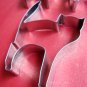 Stainless Cookie Cutter 3 pcs Set --- Angry Cat Design