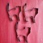 Stainless Cookie Cutter 3 pcs Set --- Angry Cat Design