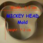 Stainless Cookie Cutter 3 pcs Set --- BIG Head Design