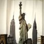 180x180cm PEVA USA Statue of Liberty Cool Design SHOWER CURTAIN BATHROOM USE