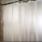Adorable MILKY WHITE PLAIN COLOR Shower Curtain Set 180 x 178 cm Bathroom Use