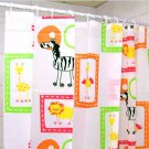 ANIMAL ZOO Design Cute Adorable PEVA 180x180cm Bathroom Shower Curtain ANIMAL ZOO Design Cute Adorable PEVA 180x180cm Bathroom Shower Curtain