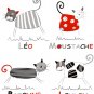 1.8x1.8m CUTE Fancy CAT Design Bathroom Shower Use SHOWER CURTAIN with Plastic HOOK