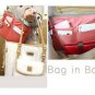 Bag inside Bag PINK Travel Insert Handbag w/ Zipper Large Liner Organizer Purse