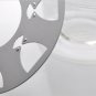 600ml Clear Glass Heat Resistant Infuser Teapot with Warmer Nice for Flower/Green Tea Pot