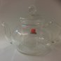 600ml Clear Glass Heat Resistant Infuser Teapot with Warmer Nice for Flower/Green Tea Pot