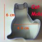 Cat & Fish Shape Multiple Easy Use Cheese Stainless Steel Cookie Cutter Set