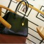 Black Color PU Leather Multiple Use Lady Handbag Carry Bag Easy Convenient Use