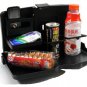 Multiple Flexible Use BLACK Color Car Back Seat Use Travel Dinning Tray Set