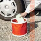 Multiple Use RED COLOR FOLD-ABLE 11 Liter Bucket Wash Car & Outdoor Can Use Multiple Use RED COLOR FOLD-ABLE 11 Liter Bucket Wash Car & Outdoor Can Use