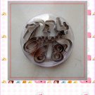Stainless Steel Number Shape 0-9 Multiple Use Cookie Cutter Mold Set Stainless Steel Number Shape 0-9 Multiple Use Cookie Cutter Mold Set