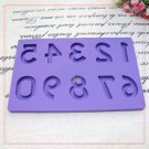 Number Fondant and Gum 0-9 Set Alphabet Letter Number Paste Mold Number Fondant and Gum 0-9 Set Alphabet Letter Number Paste Mold