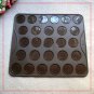 Macaroon Silicone 29x26 Baking Mat + 1 Set 3pcs Decorating Pen Easy Use Utensil