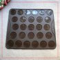 Macaroon Silicone 29x26 Baking Mat + 1 Set 3pcs Decorating Pen Easy Use Utensil