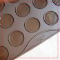 Macaroon Silicone 29x26 Baking Mat + 1 Set 3pcs Decorating Pen Easy Use Utensil