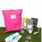 HOT PINK COLOR Multiple Purpose Organizer Bag Nylon Pillow Bag with Handle