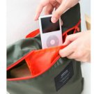 GREEN COLOR Multiple Purpose Organizer Bag Nylon Pillow Bag with Handle