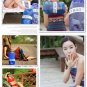 Navy BLUE COLOR Multiple Purpose Organizer Bag Nylon Pillow Bag with Handle
