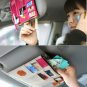BEIGE & HOT PINK COLOR 2 Multiple Purpose SUN VISOR POUCH CAR USE Easy Install Organizer Bag